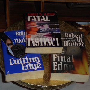 Books - set/3 - "Fatal Instinct", "Cutting Edge", & "Final Edge"
